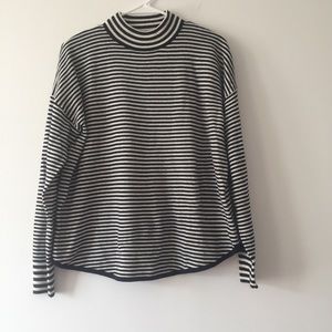 Madewell Striped Mockneck Sweater